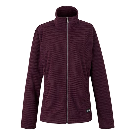 Regatta Dam Heidy Hel Dragkedja Fleece (Plommon) - Image 1