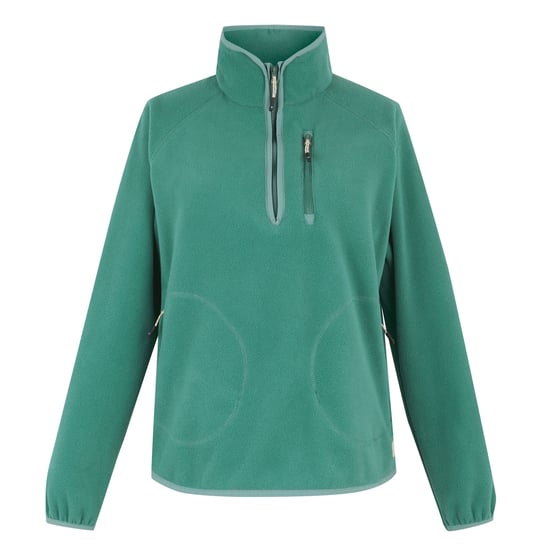 Regatta Dam/Lady Frankie Quarter Zip Fleece Top (Grön gran) - Image 1