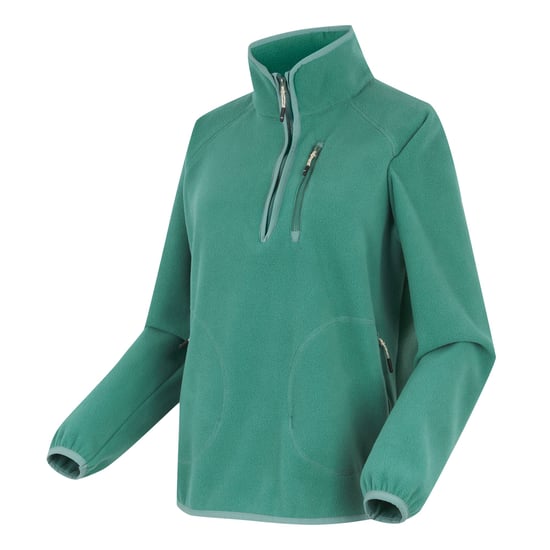 Regatta Dames/Dames Frankie Quarter Zip Fleece Top (Sparrengroen) - Image 3