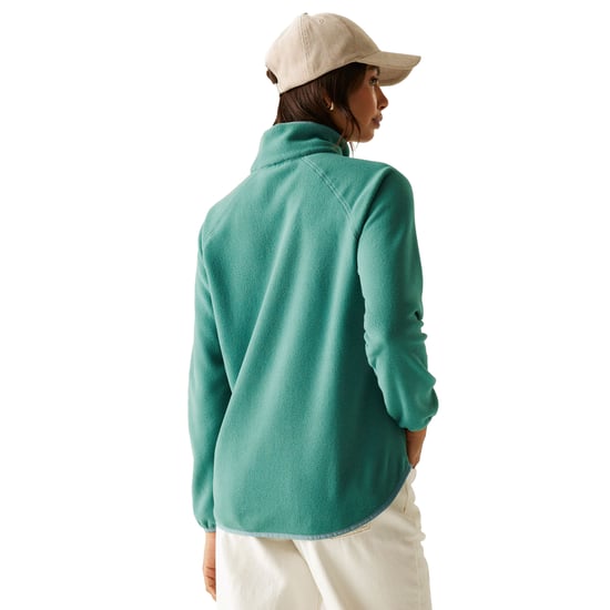 Regatta Dames/Dames Frankie Quarter Zip Fleece Top (Sparrengroen) - Image 4