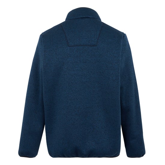 Regatta Mens Barlee Marl Full Zip Fleece Jacket (Navy) - Image 2