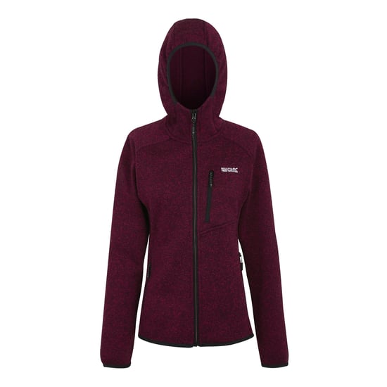 Regatta Womens/Ladies Newhill Hooded Fleece Jacket (Dark Pimento) - Image 1