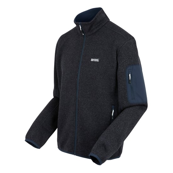 Regatta Heren Newhill Marl Full Zip Fleecejack (Marine) - Image 3