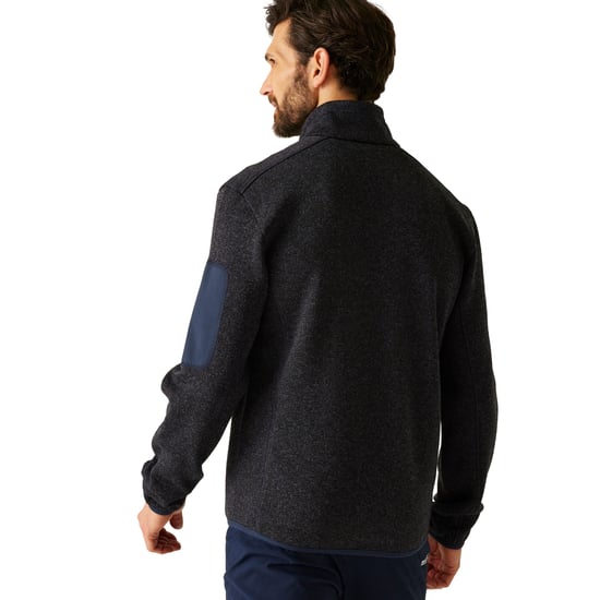 Regatta Heren Newhill Marl Full Zip Fleecejack (Marine) - Image 4
