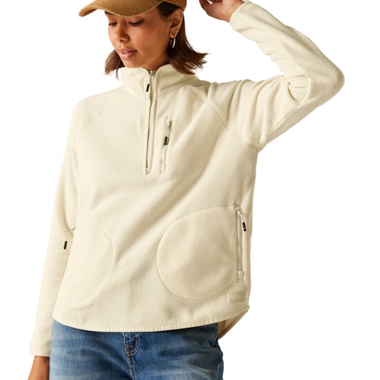 Regatta Dames/Dames Frankie Quarter Zip Fleece Top (Lichte vanille) - Image 4