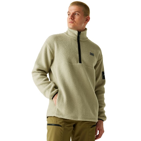 Dare 2B Mens Twin Tip Fleecejacka med halv dragkedja (Abbeyystone) - Image 4