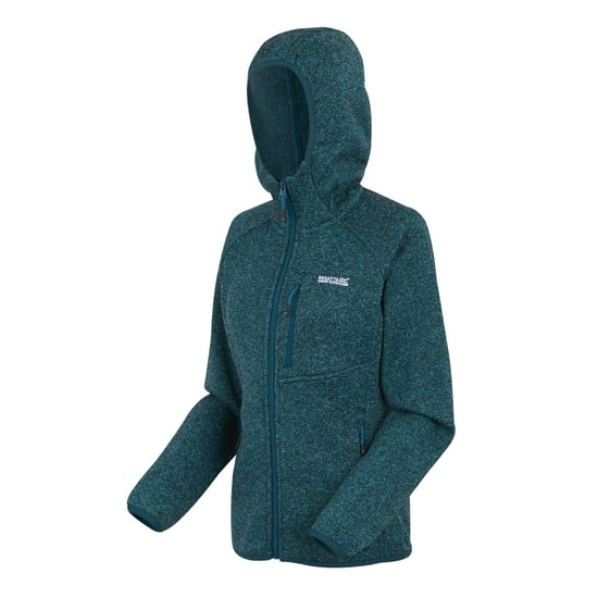 Regatta Dames Newhill Hooded Fleece Jacke (Stormblauw) - Image 3