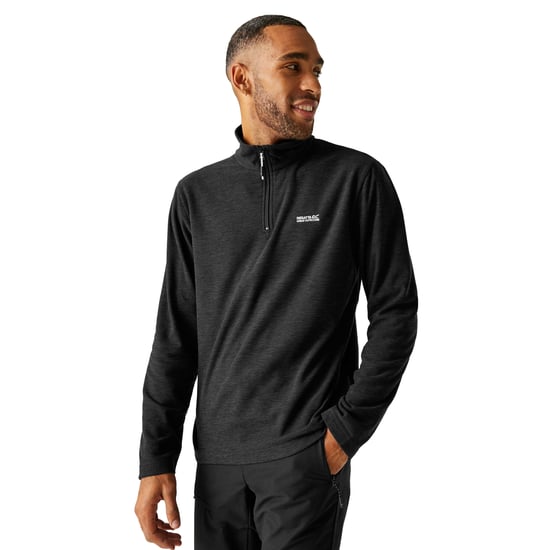 Regatta Heren Thompson Marl Half Zip Fleece Jas (Asblauw) - Image 4