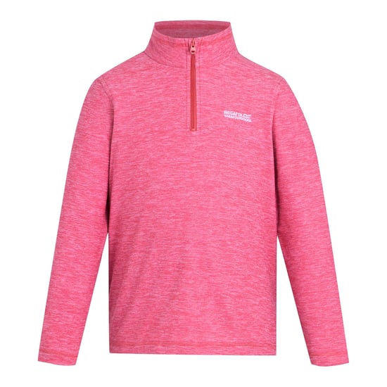 Regatta Childrens/Kids Hot Shot Quarter Zip Fleece Top (Pop) - Image 1
