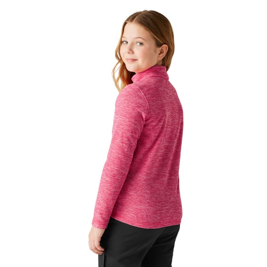 Regatta Kinder/Kids Hot Shot Quarter Zip Fleece Top (Pop) - Image 5