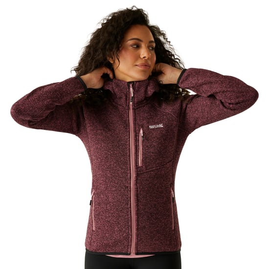 Regatta Dames Newhill Gevoerde Hoodie (Stofroze) - Image 4