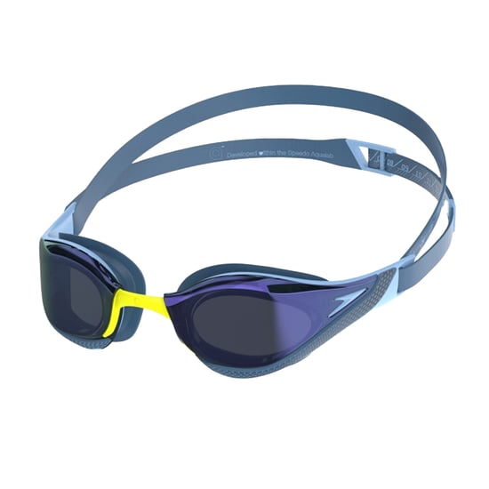 Speedo Unisex Adult Fastskin Pure Focus Mirror Swimming Goggles (Blue) - Image 1