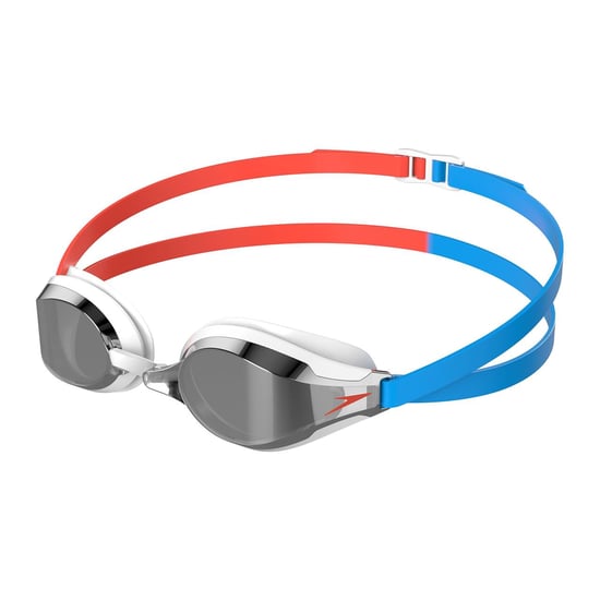 Speedo Unisex Adult Fastskin Speedsocket 2 Swimming Goggles (Blue/Red) - Image 1