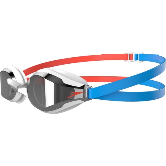 Speedo Unisex Adult Fastskin Speedsocket 2 Swimming Goggles (Blue/Red) - Image 3