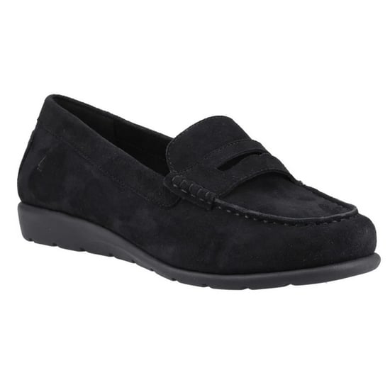 Hush Puppies Dames Shelby Suède Instappers (Zwart) - Image 4