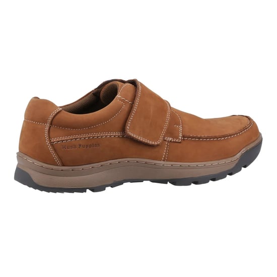 Hush Puppies Heren Casper Leren Klittenbandschoenen (Tan) - Image 2