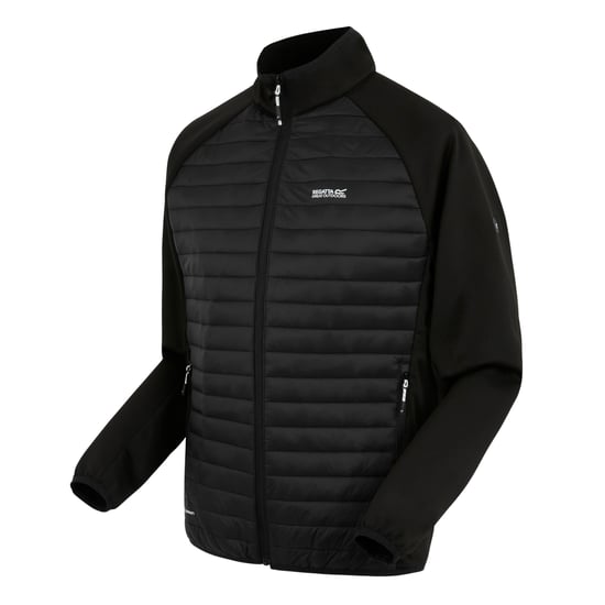 Regatta Mens Clumber Hybrid Jacket (Black) - Image 3