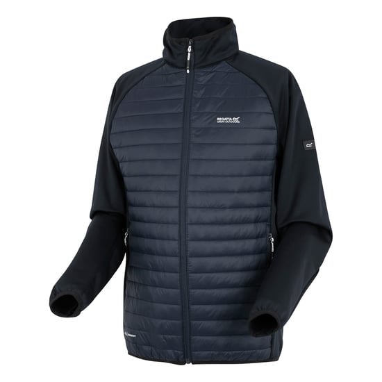 Regatta Clumber Hybrid Jacket för herrar (Marinblått) - Image 3