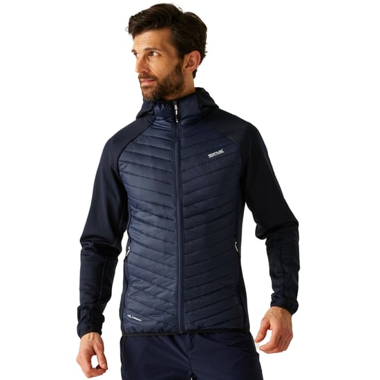 Regatta Mens Andreson Hybrid Jacket (Navy) - Image 4