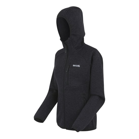 Regatta Womens/Ladies Newhill Hooded Fleece Jacket (Black) - Image 3