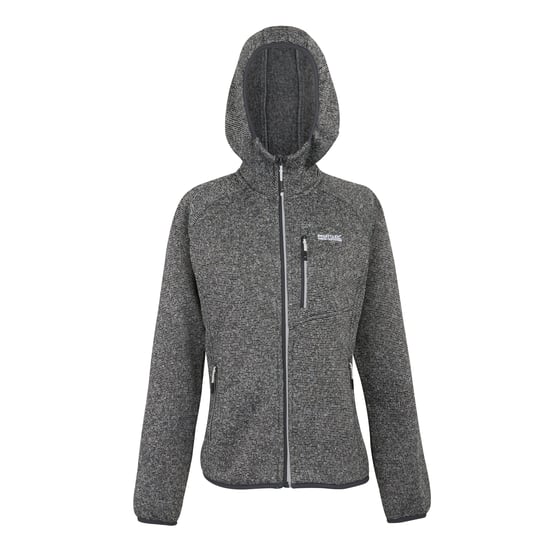 Regatta Womens/Ladies Newhill Hooded Fleece Jacket (Cyberspace) - Image 1