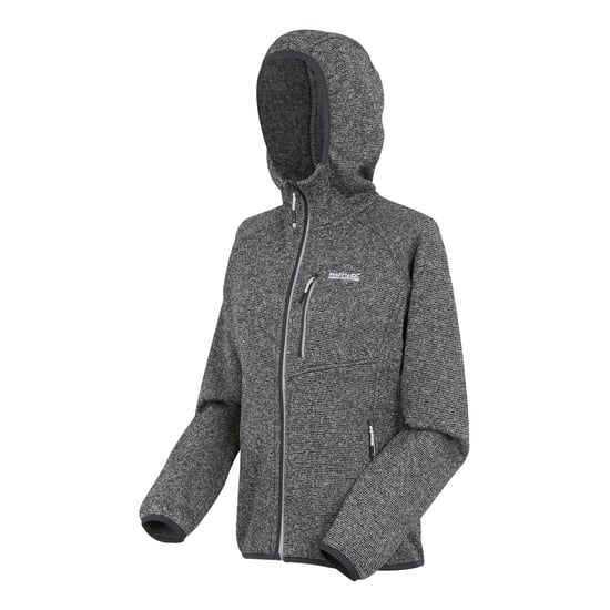 Regatta Womens/Ladies Newhill Hooded Fleece Jacket (Cyberspace) - Image 3