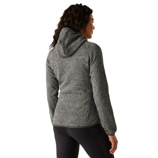 Regatta Womens/Ladies Newhill Hooded Fleece Jacket (Cyberspace) - Image 4