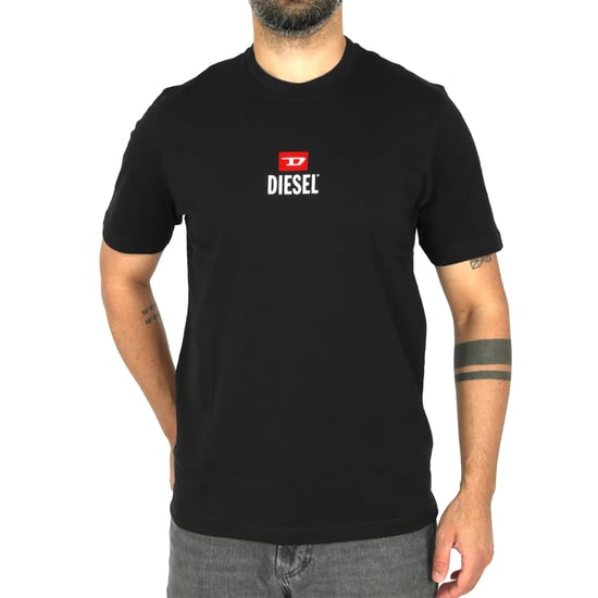 Diesel Herenlogo T-Shirt (Zwart) - Image 2