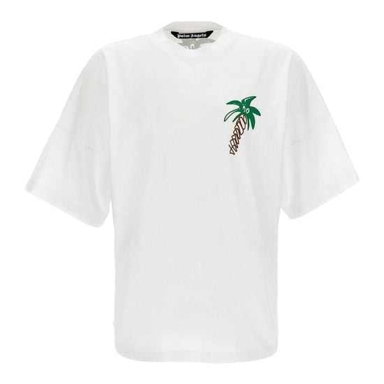 Palm Angels Heren Palmboom Oversized T-shirt (Wit) - Image 1
