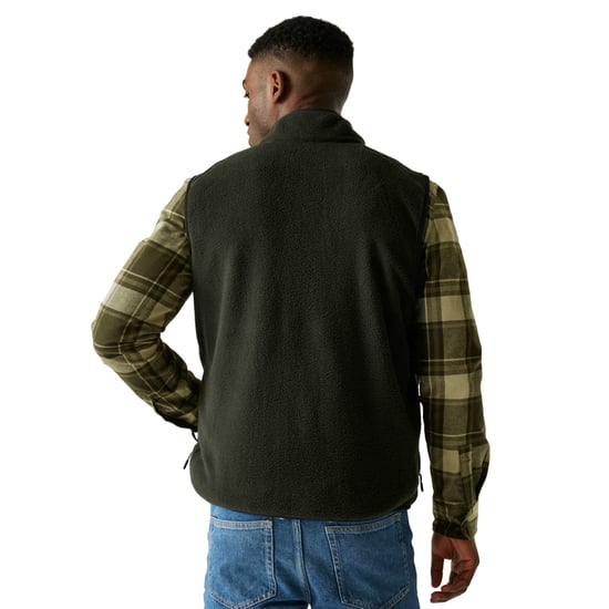 Regatta Heren Frankie Borg Body Warmer (Donkere Khaki) - Image 5