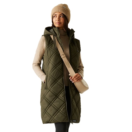 Regatta Dam Rurietta Lång Gilet (Khaki grönt) - Image 4