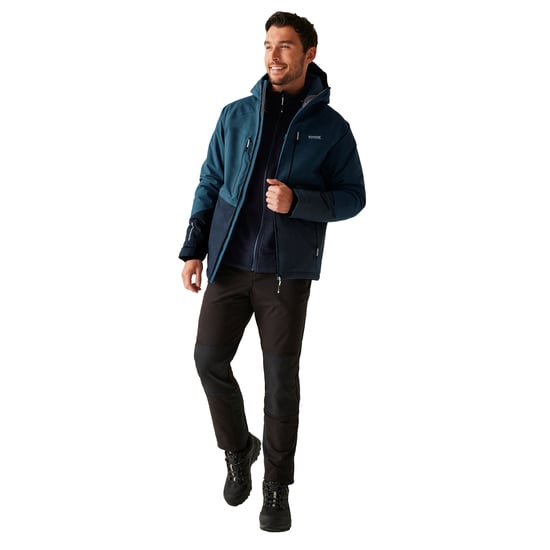 Regatta Mens Highton Stretch Padded Jacket (Moonlight Denim/Navy) - Image 4