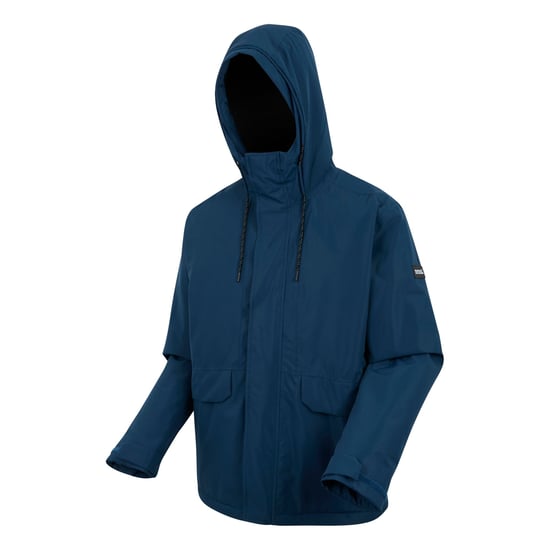 Regatta Heren Sterlings Geïsoleerde Waterdichte Jas (Moonlight Denim/Navy) - Image 3