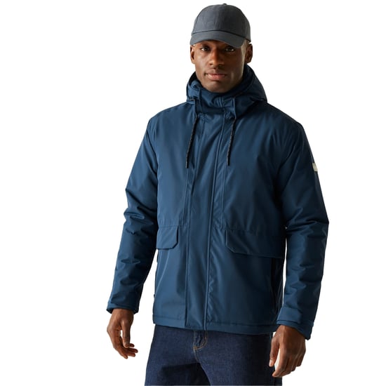 Regatta Heren Sterlings Geïsoleerde Waterdichte Jas (Moonlight Denim/Navy) - Image 4