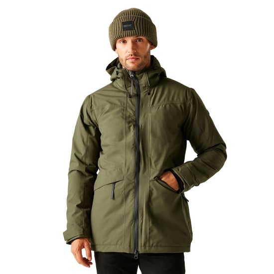 Regatta Heren Balaton Geïsoleerde Waterdichte Jacket (Olijf Groen) - Image 4