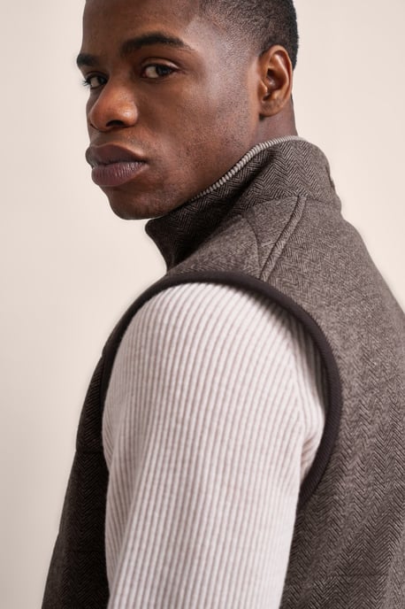 Bugatti Herren Waistcoat met casual pasvorm - Image 4