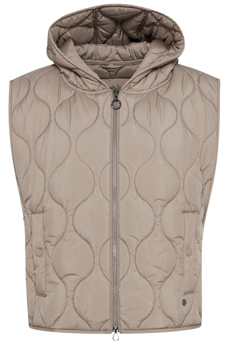 Bugatti Damen Gewatteerd vest met een recht en cropped silhouet - Image 3