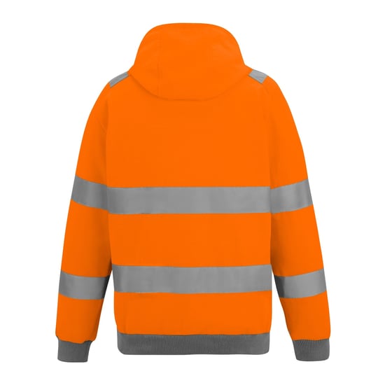 Regatta Professional Mens Pro Contract Hi-Vis Hoodie (Orange) - Image 2
