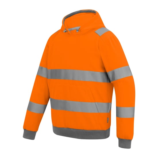 Regatta Professional Mens Pro Contract Hi-Vis Hoodie (Orange) - Image 3