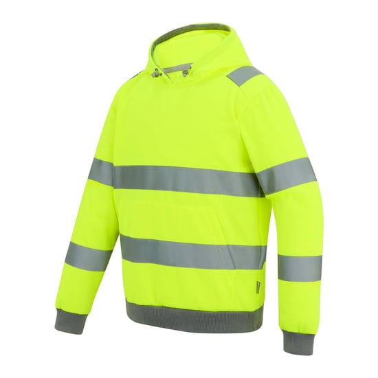 Regatta Professional Mens Pro Contract Hi-Vis Hoodie (Yellow) - Image 1