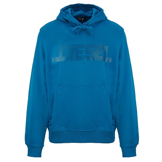 Diesel Heren Monotone Logo Hoodie (Blauwe Saffier) - Image 1
