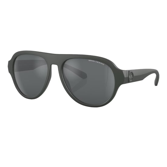 Armani Exchange Matte Zonnebril (Donkergroen) - Image 3