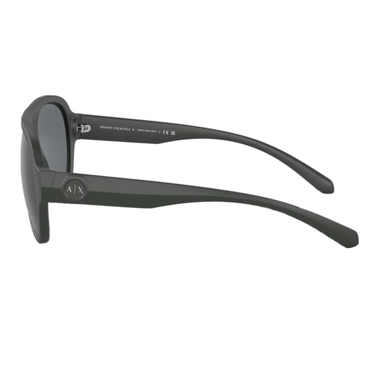 Armani Exchange Matte Zonnebril (Donkergroen) - Image 4