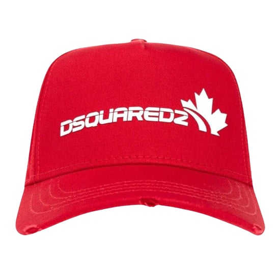 DSquared2 Family Logo Baseball Cap (Red/White) - Image 3