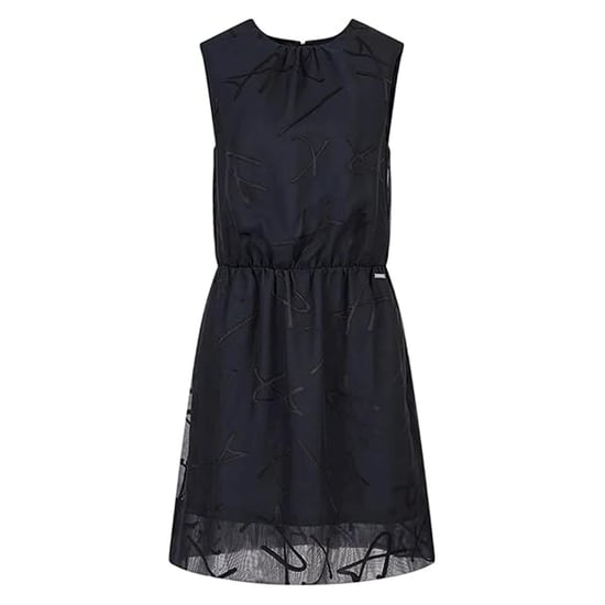 Armani Exchange Chiffongklänning för dam och dam (Marinblått) - Image 1