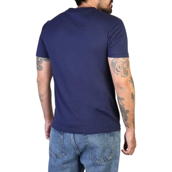 Moschino Unisex Adult Logo Taped Shoulders T-Shirt (Marineblauw) - Image 5