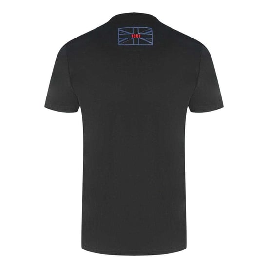 Aquascutum Unisex Adult Script Logo T-Shirt (Zwart) - Image 2