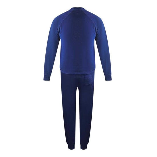 Aquascutum Mens Old School Crew Neck Tracksuit (Navy Blue) - Image 2