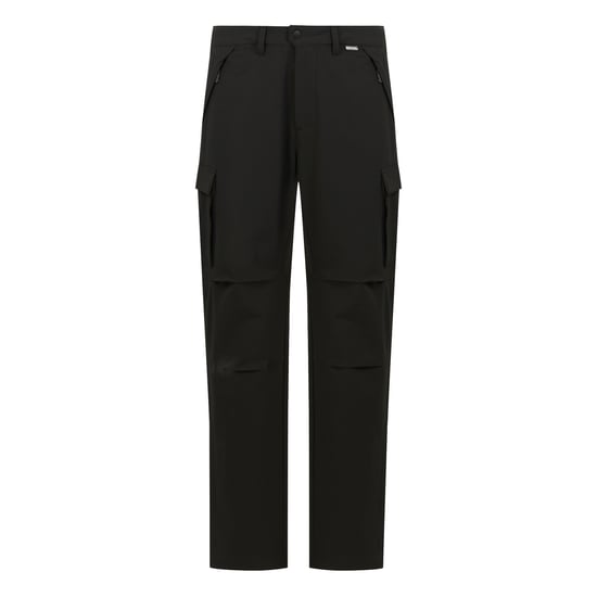 Regatta Mens Questra Cargo Trousers (Black) - Image 1
