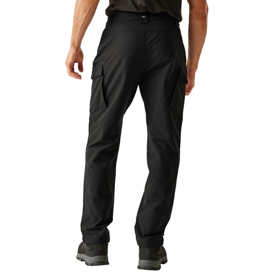 Regatta Mens Questra Cargo Trousers (Black) - Image 3